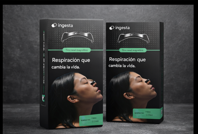 Tira Nasal Magnética Ingesta – Mejora tu respiración y duerme mejor